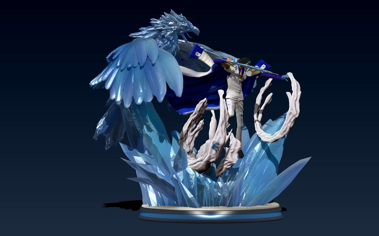 Kuzan - One Piece - STL 3D Print Files