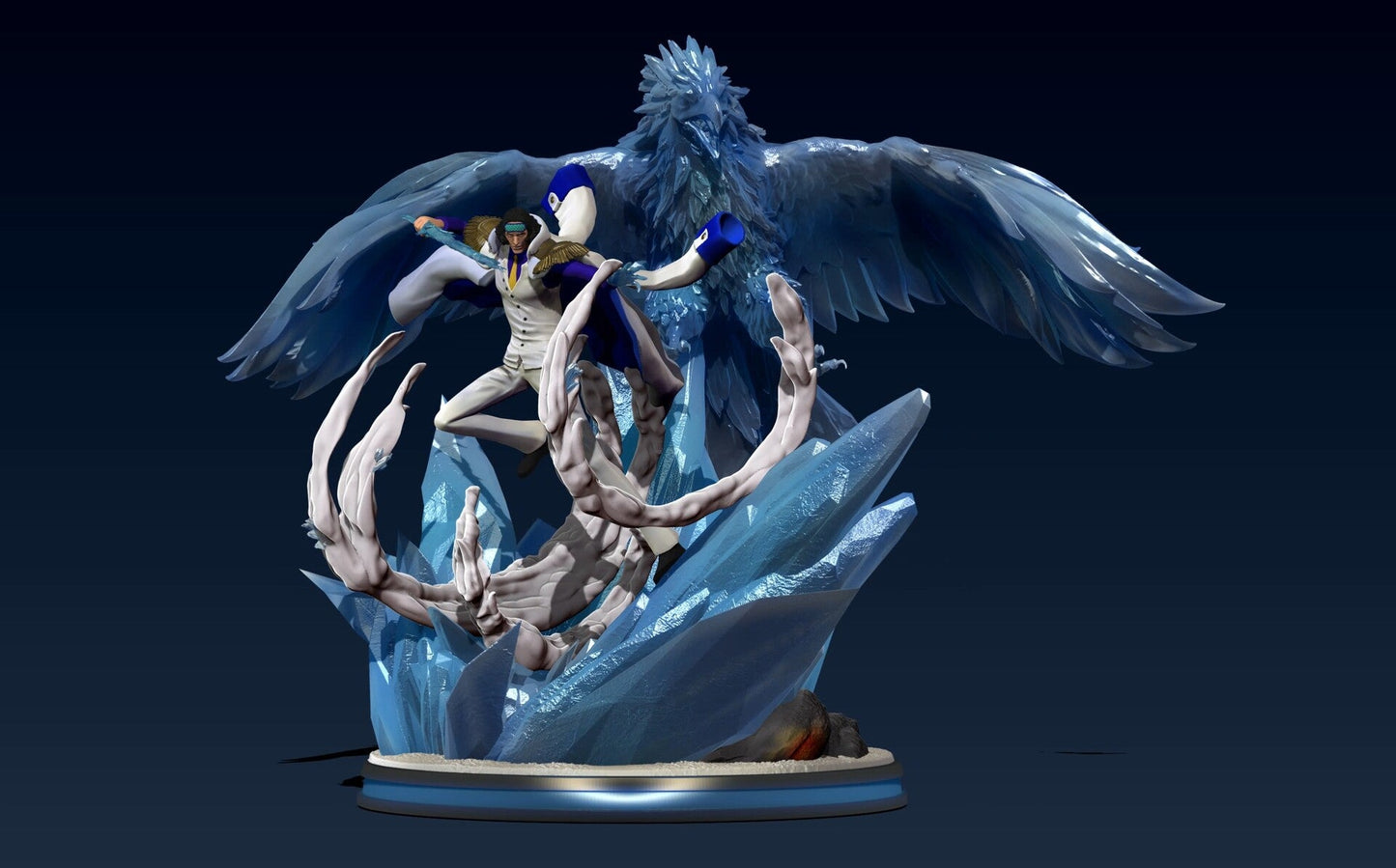 Kuzan - One Piece - STL 3D Print Files
