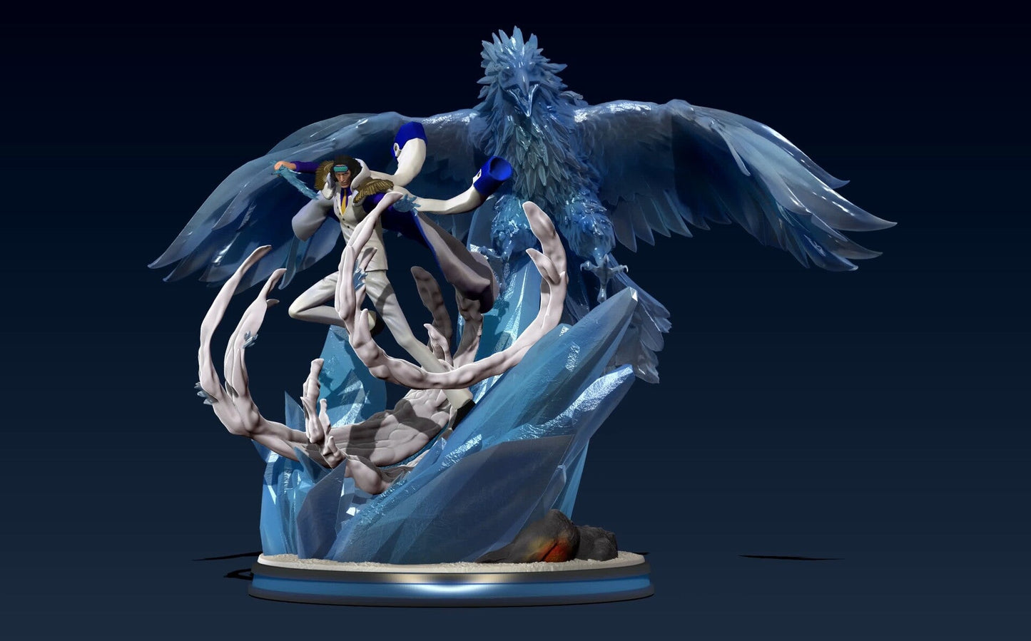 Kuzan - One Piece - STL 3D Print Files