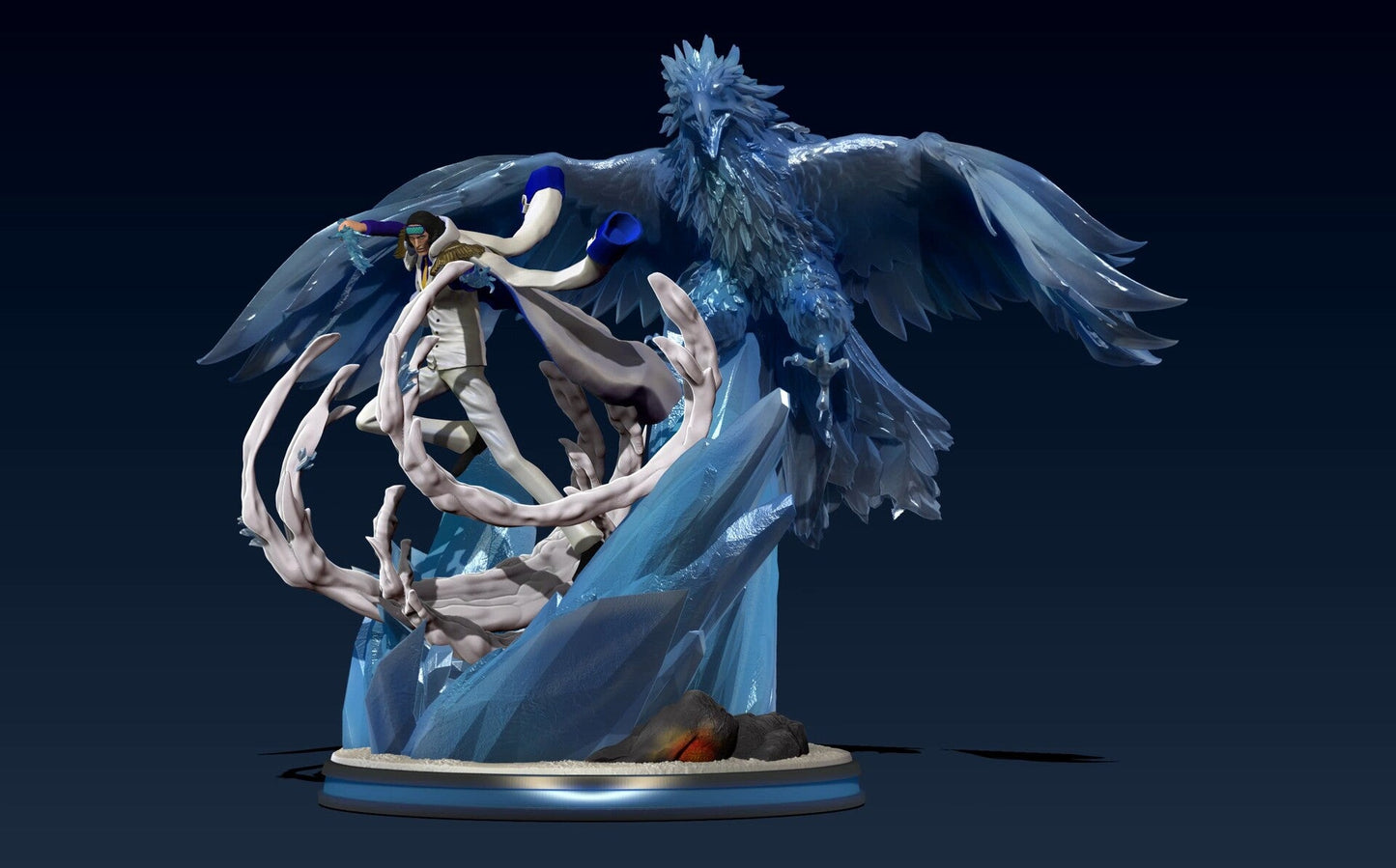 Kuzan - One Piece - STL 3D Print Files