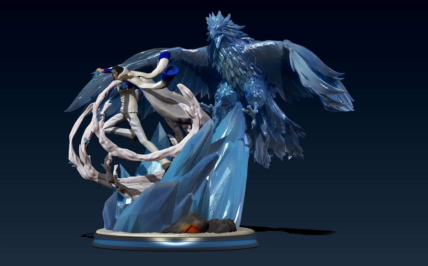 Kuzan - One Piece - STL 3D Print Files