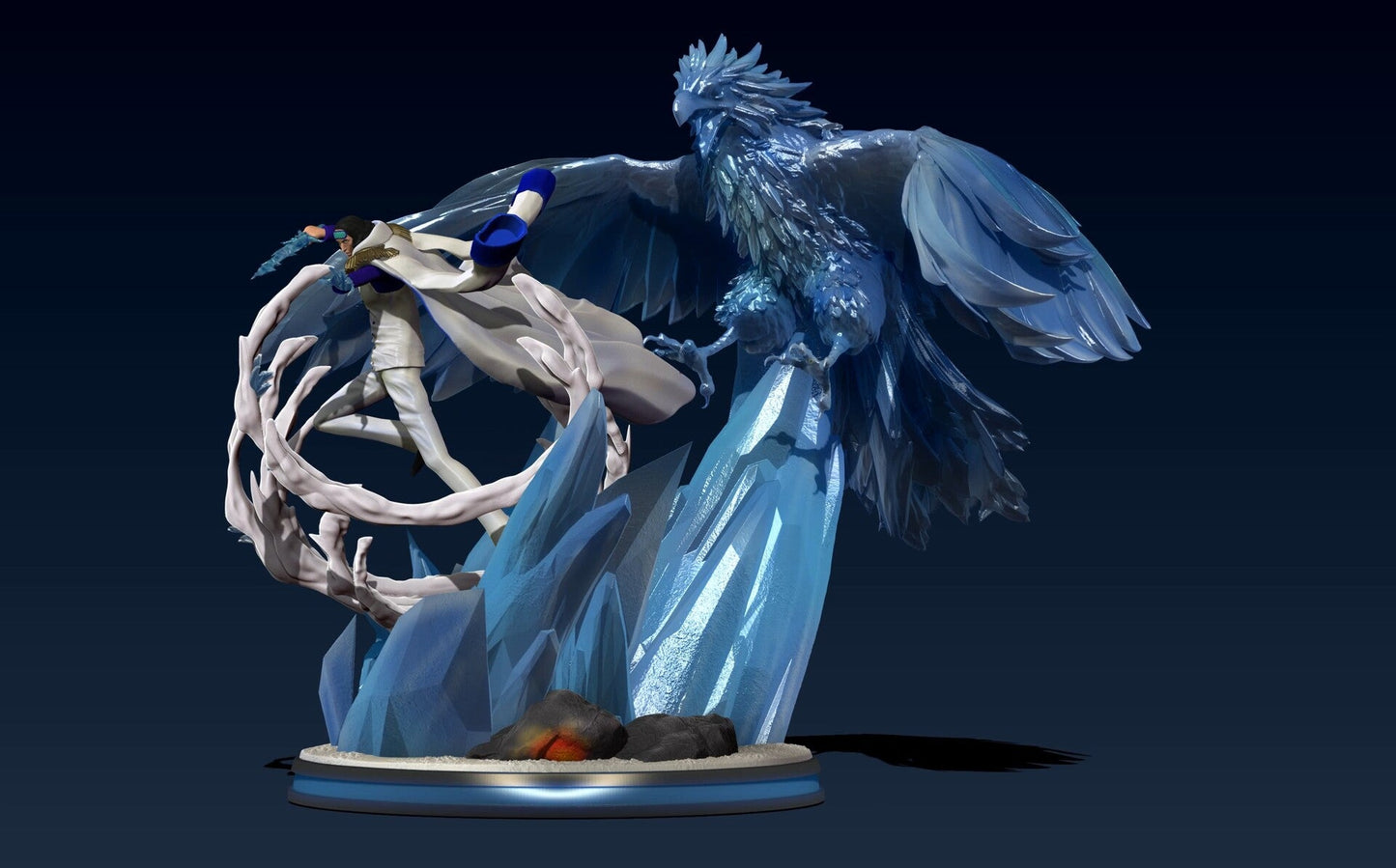 Kuzan - One Piece - STL 3D Print Files