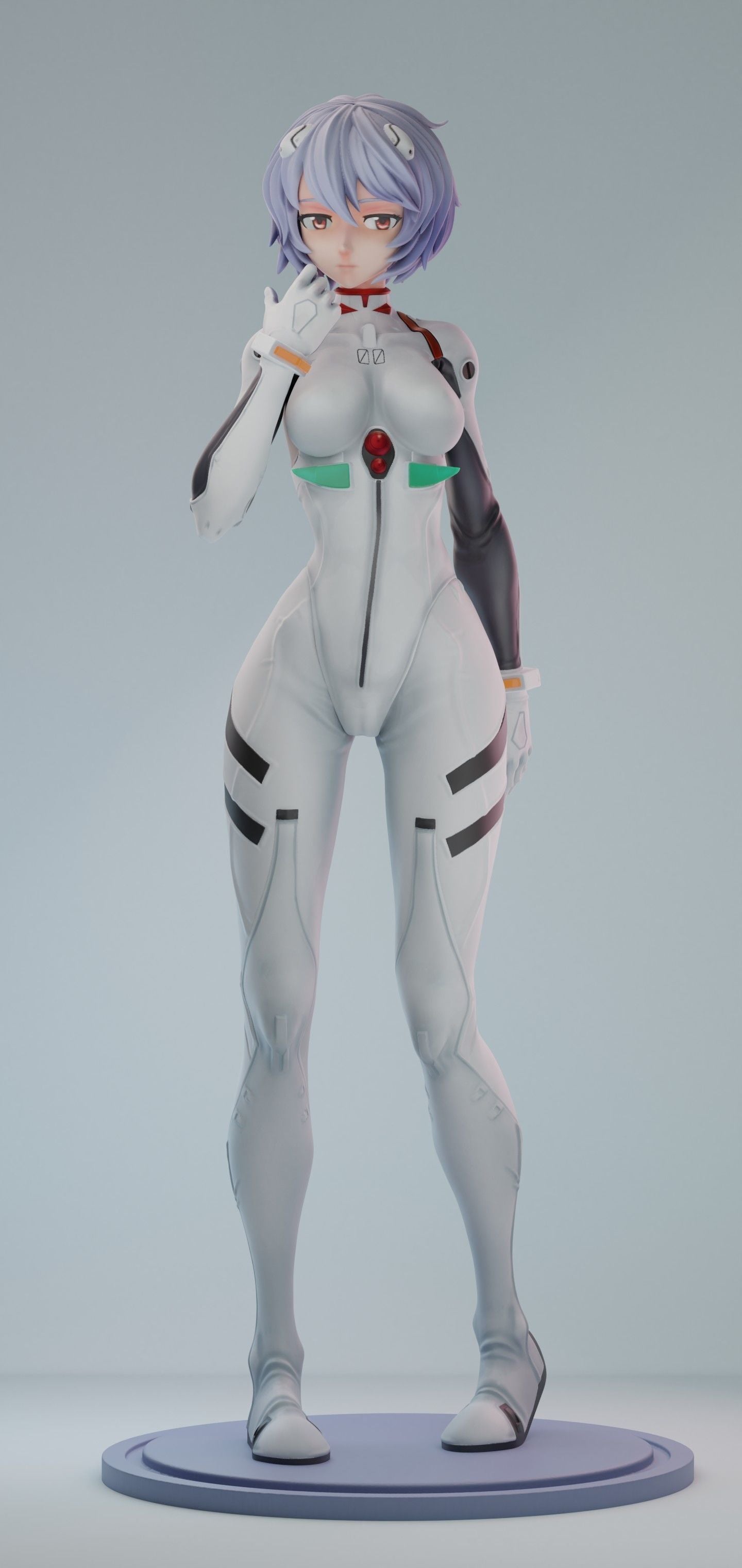 1263 Rei Ayanami - Evangelion - STL 3D Print Files