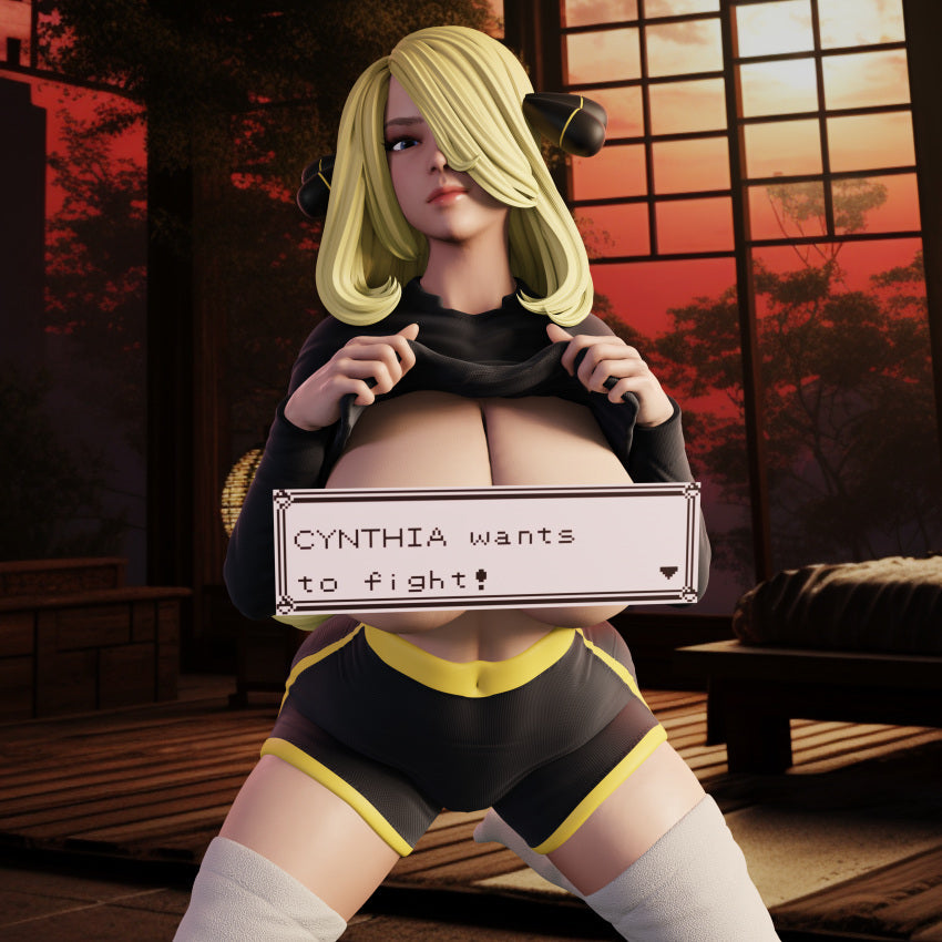 1586 Cynthia NSFW - Pokemon - STL 3D Print Files