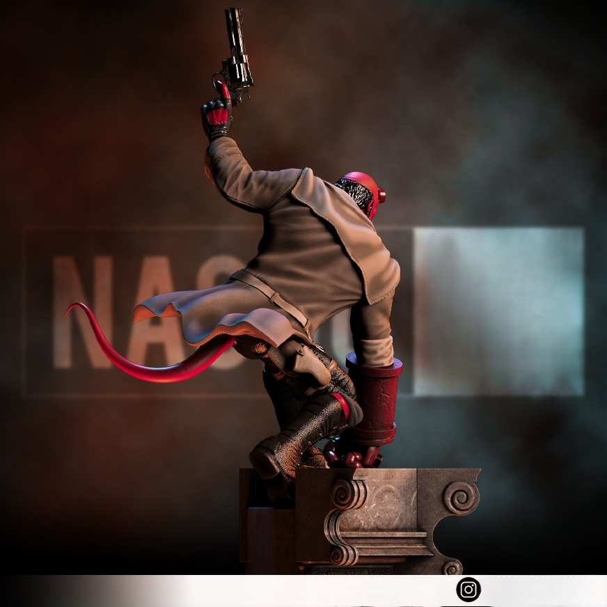 1333 Hellboy - STL 3D Print Files