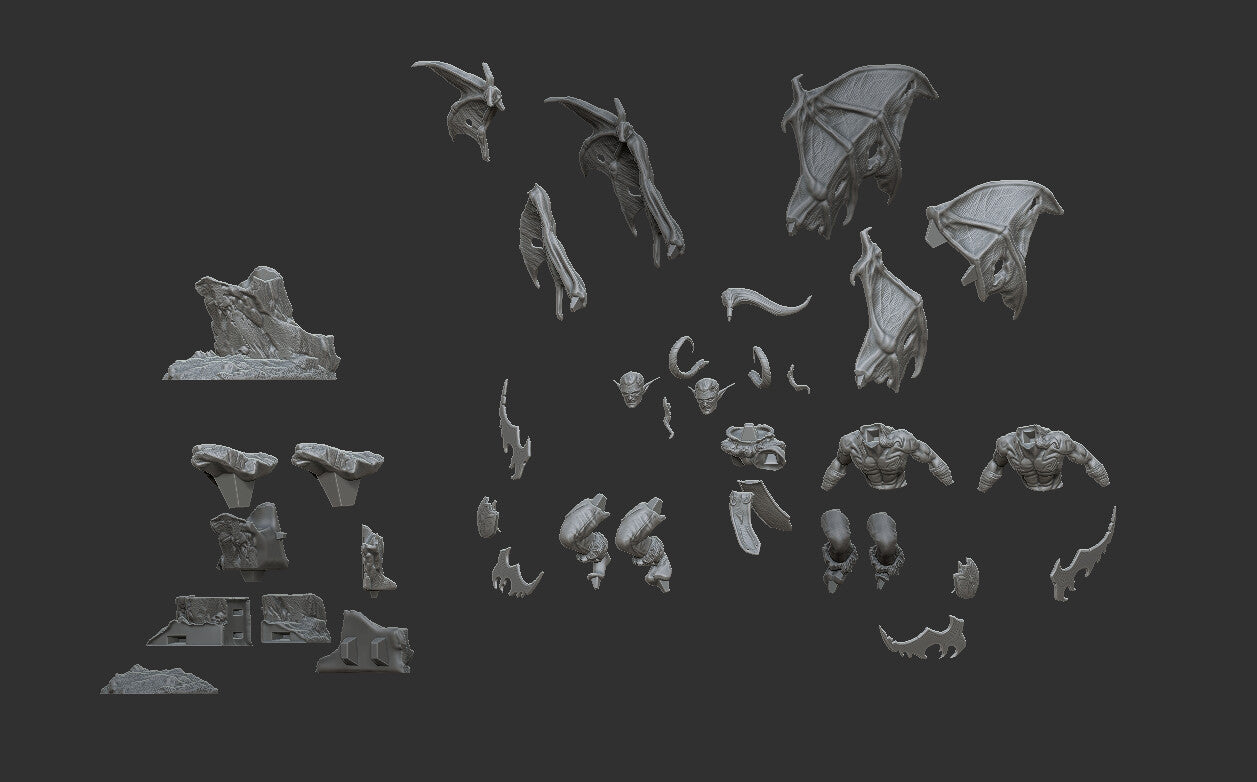 Illidan Stormrage - World of Warcraft - STL 3D Print Files