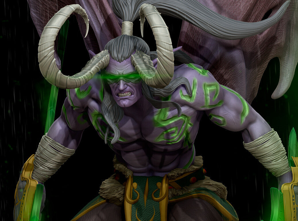 Illidan Stormrage - World of Warcraft - STL 3D Print Files