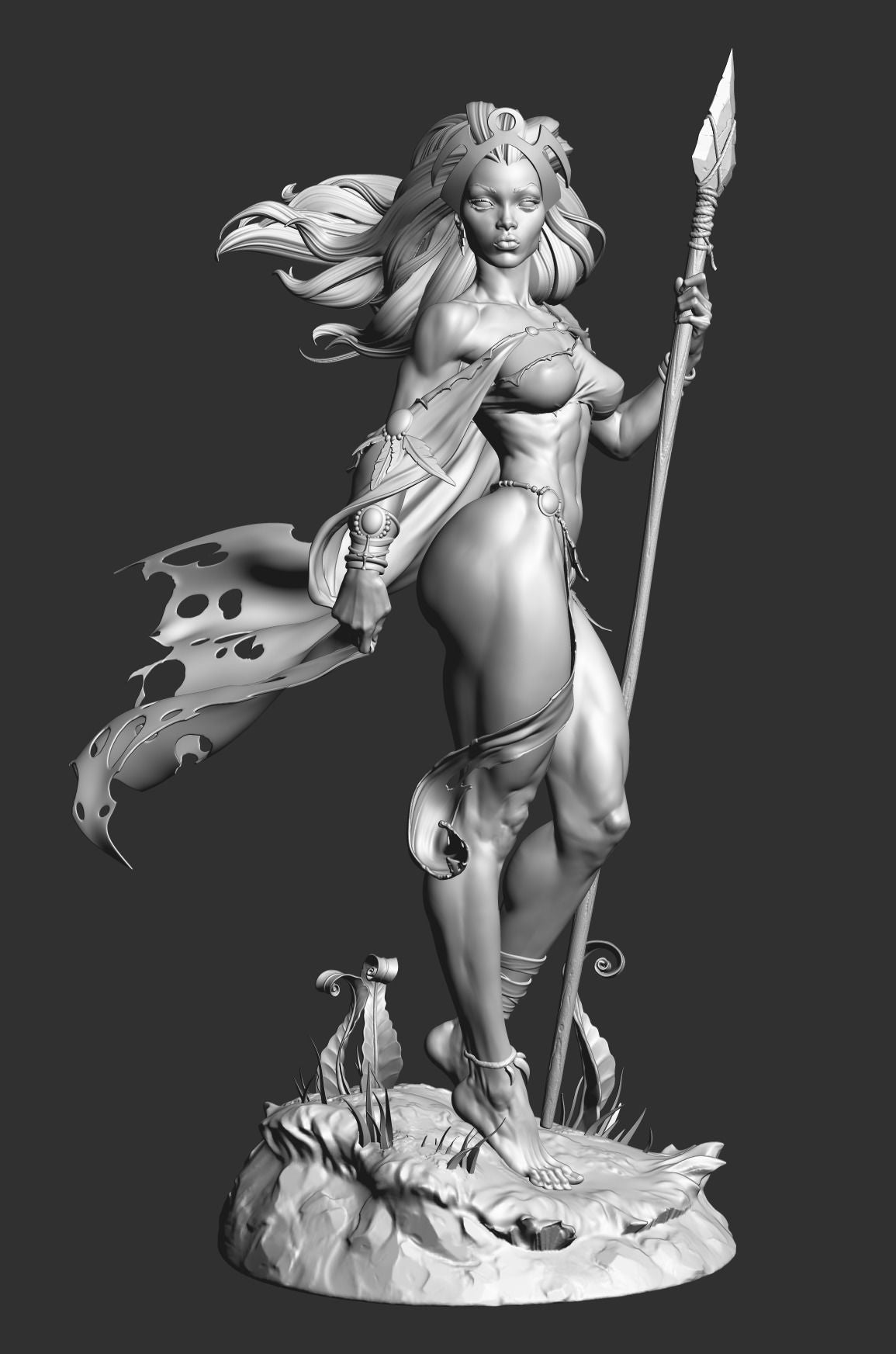 Storm NSFW Savage Land - X-men - STL 3D Print Files