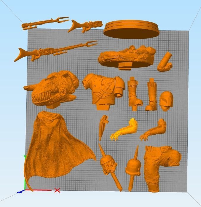 The Mandalorian Classic Armor - STL 3D Print Files