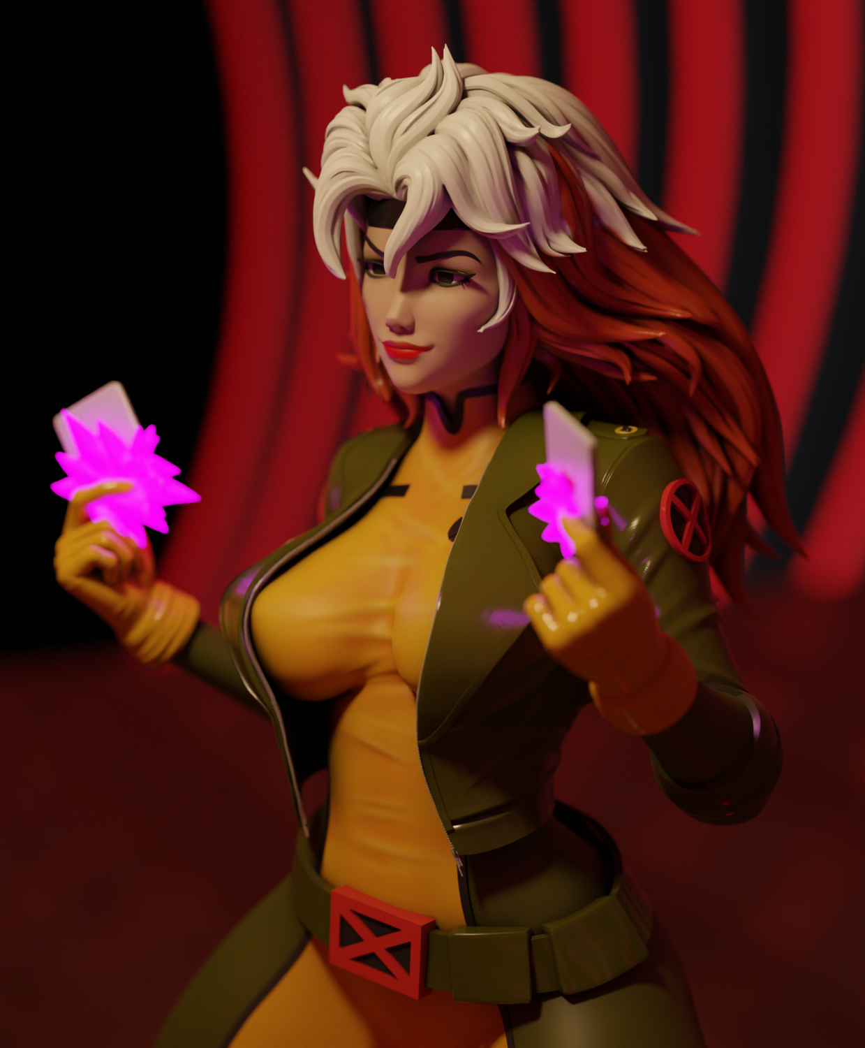 1425 Rogue 90 NSFW - X-men - STL 3D Print Files
