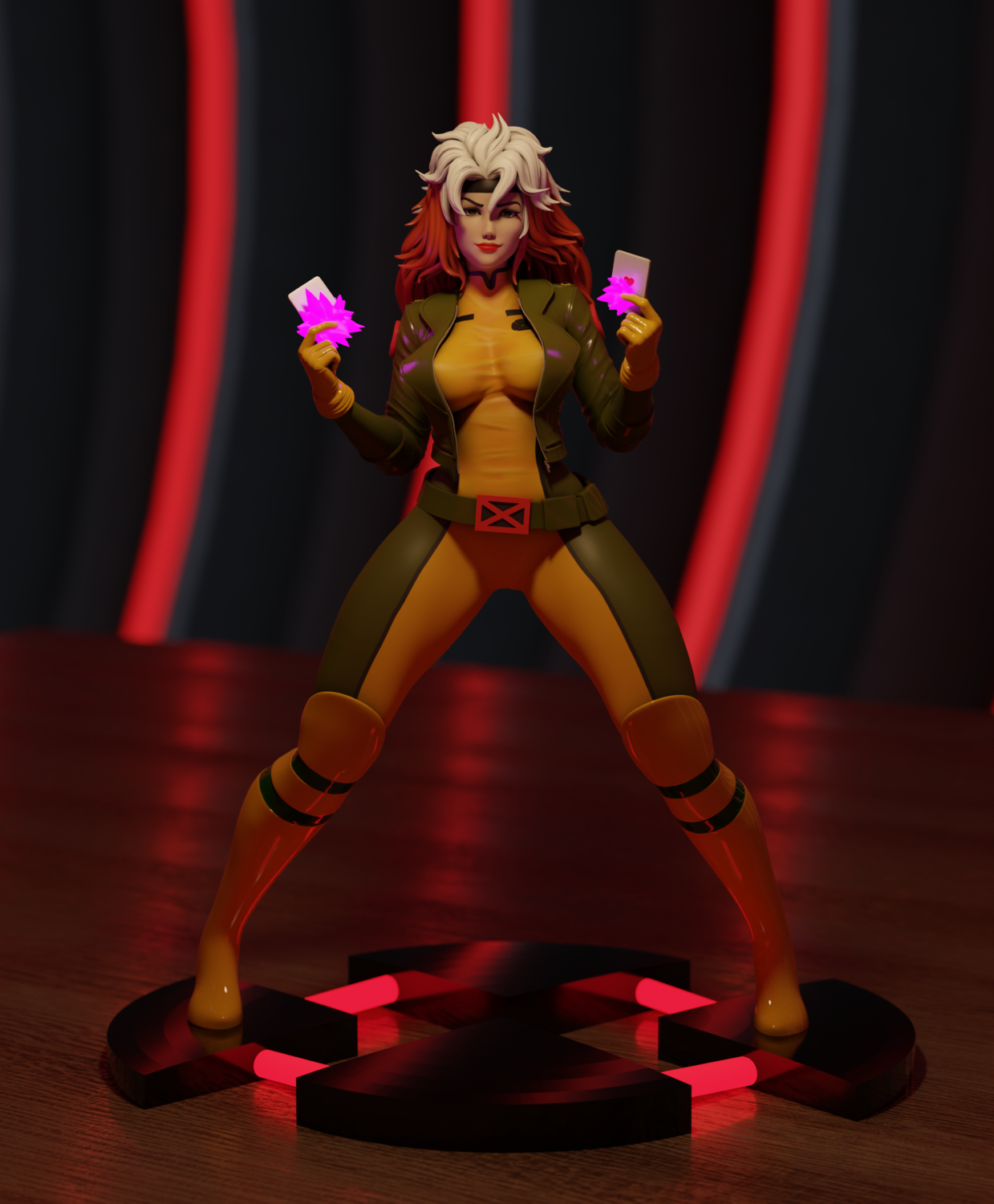 1425 Rogue 90 NSFW - X-men - STL 3D Print Files