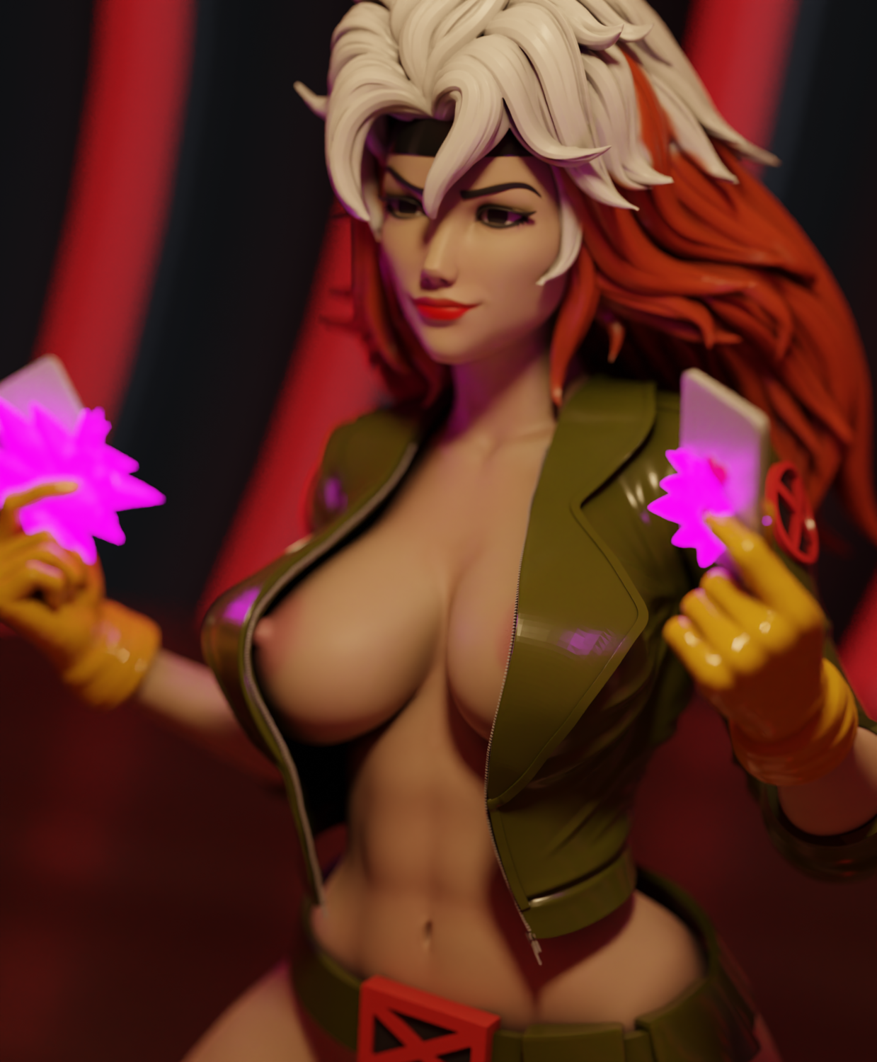1425 Rogue 90 NSFW - X-men - STL 3D Print Files