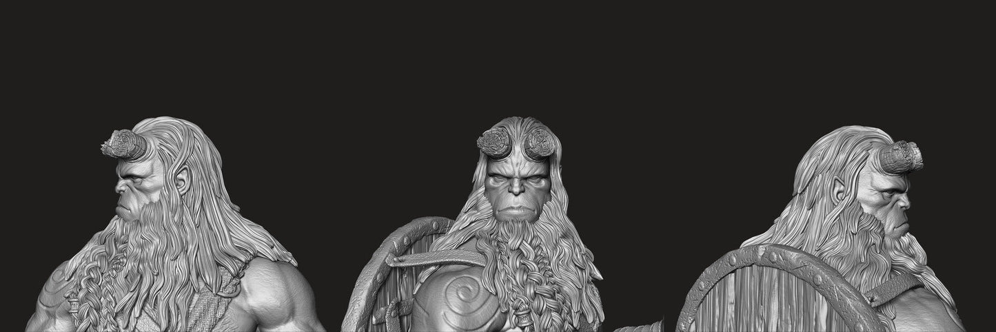 1601 Hellboy Nordic - STL 3D Print Files