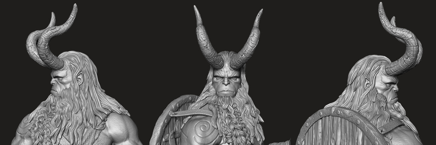 1601 Hellboy Nordic - STL 3D Print Files