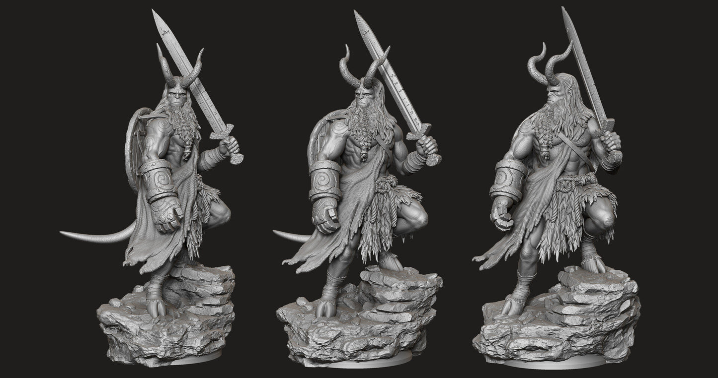 1601 Hellboy Nordic - STL 3D Print Files