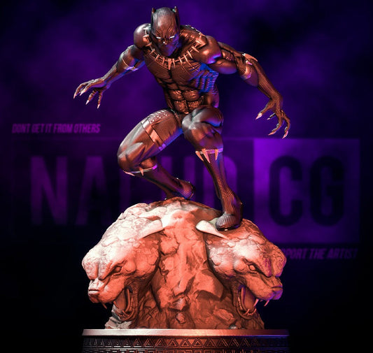 1345 Black Panther - Marvel Comics - STL 3D Print Files
