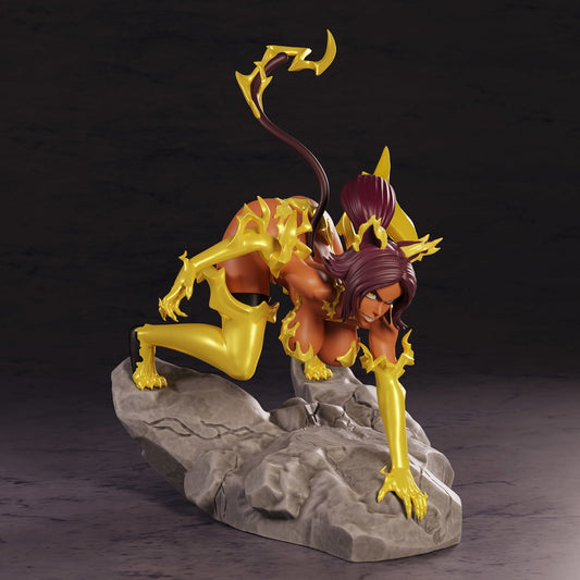 1502 Yoruichi Shihouin NSFW - God of Thunder - STL 3D Print Files