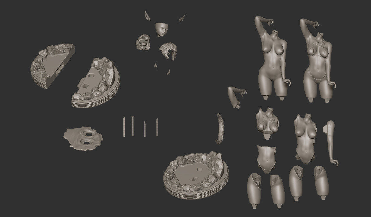 Yshtola Bikini NSFW - Final Fantasy - STL 3D Print Files