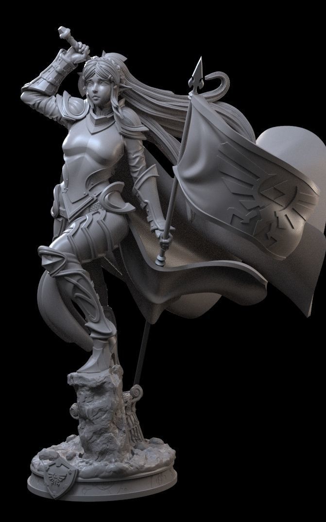 Zelda - Armored Warrior - STL 3D Print Files