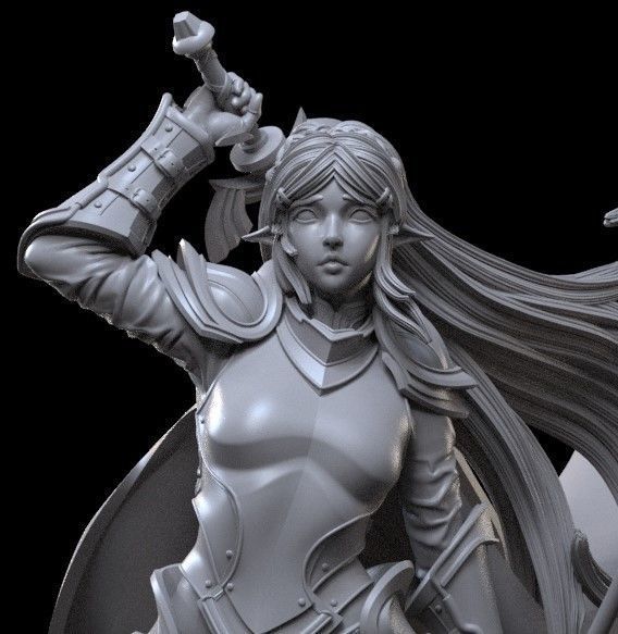 Zelda - Armored Warrior - STL 3D Print Files