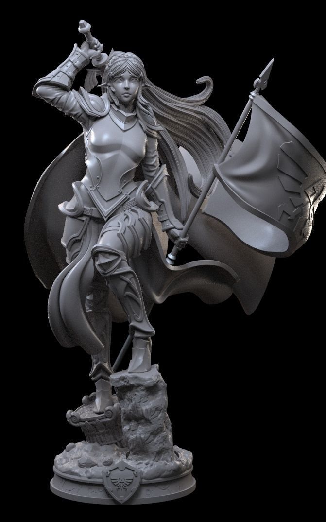 Zelda - Armored Warrior - STL 3D Print Files