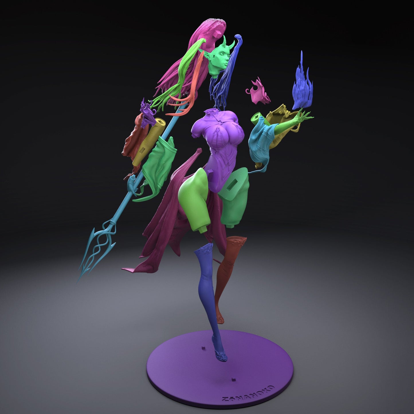 1603 Sexy Devil - STL 3D Print Files