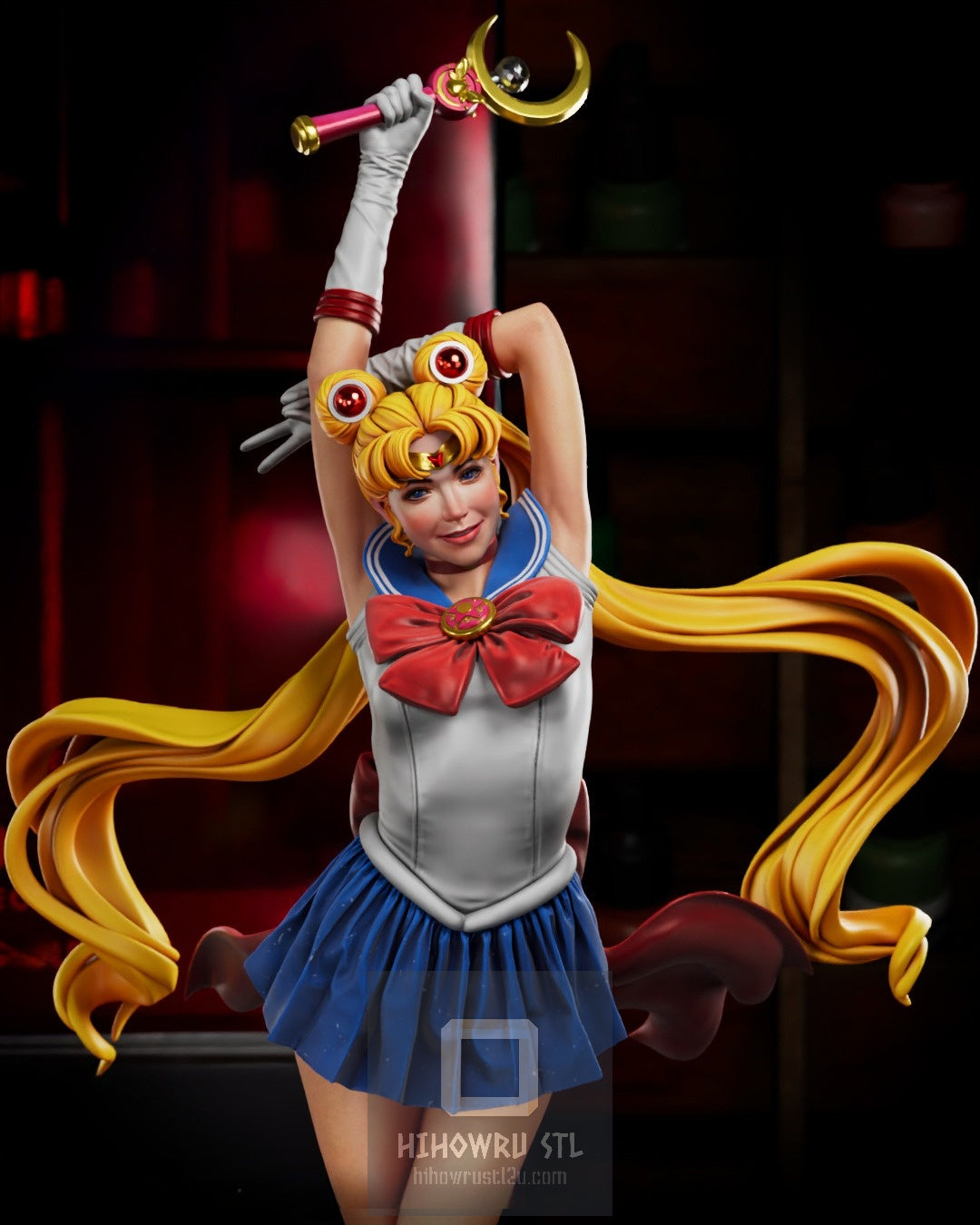 4460 Sailor Moon - Usagi Tsukino - STL 3D Print Files