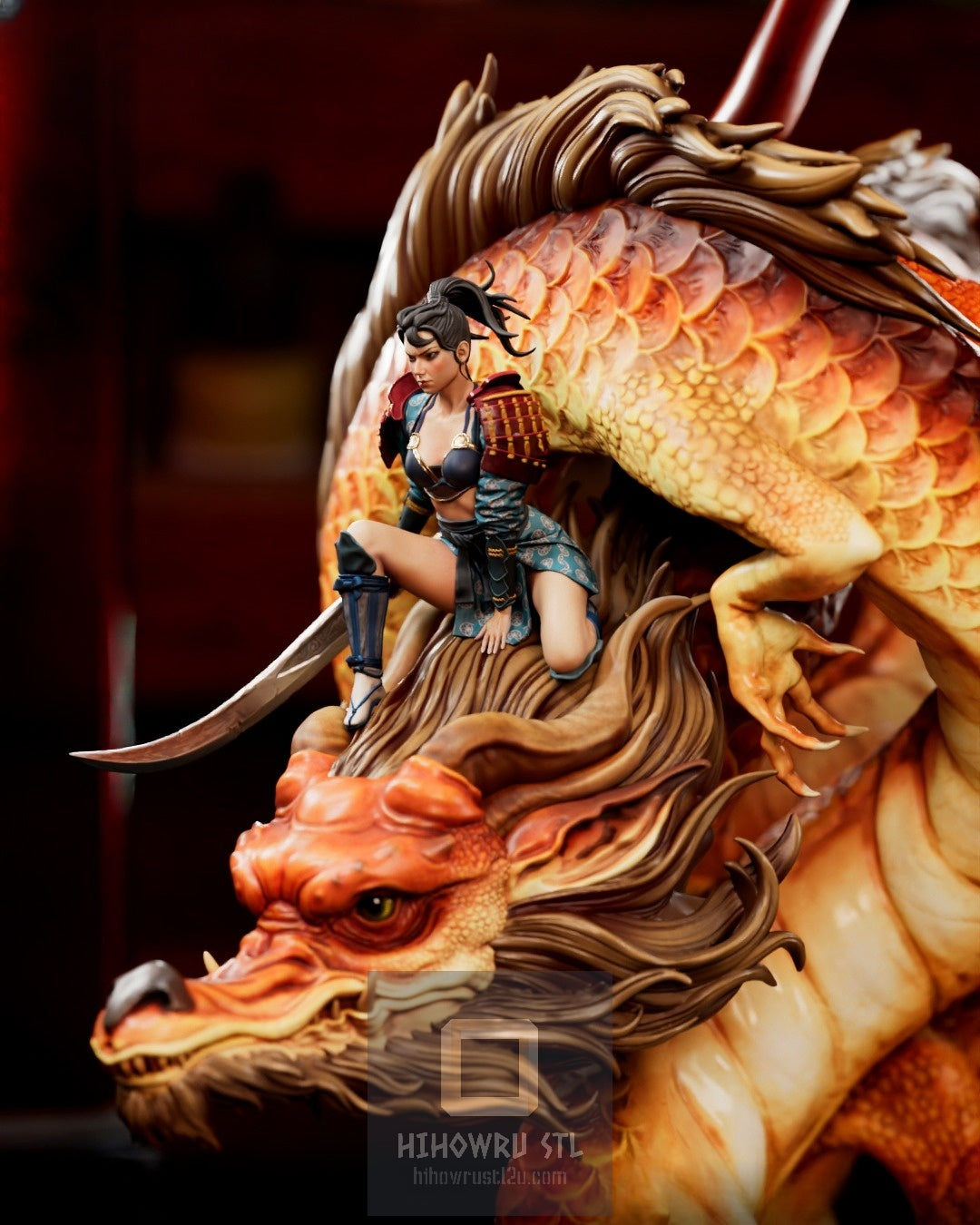 4487 Dragon Rider - STL 3D Print Files