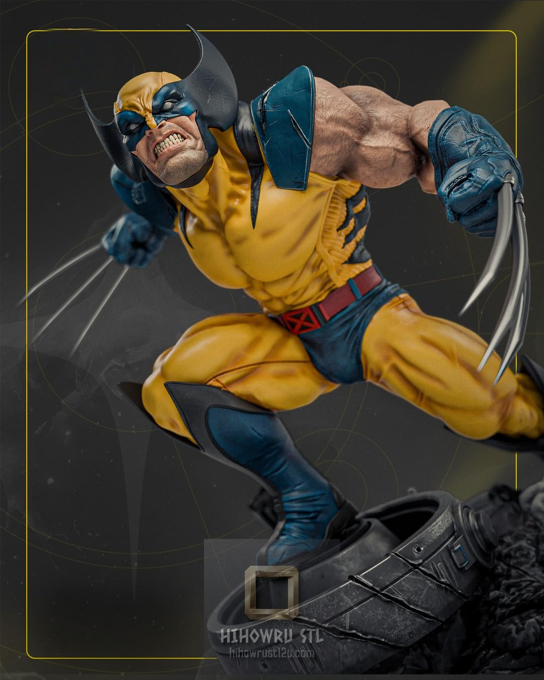 5550 WOLVERINE - X-MEN - STL 3D Print Files