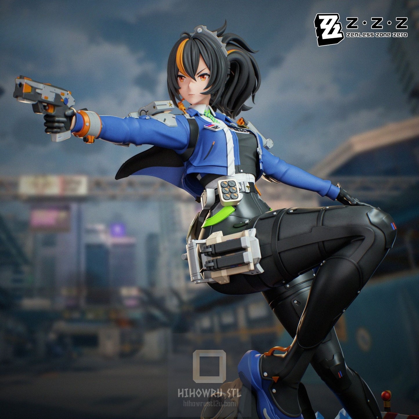 4355 Zhu Yuan - Zenless Zone Zero - STL 3D Print Files