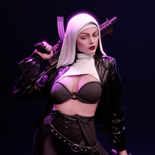 2583 Hunter Nun - STL 3D Print Files