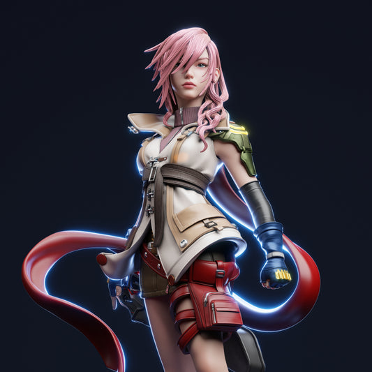 4267 Lightning - Final Fantasy - STL 3D Print Files