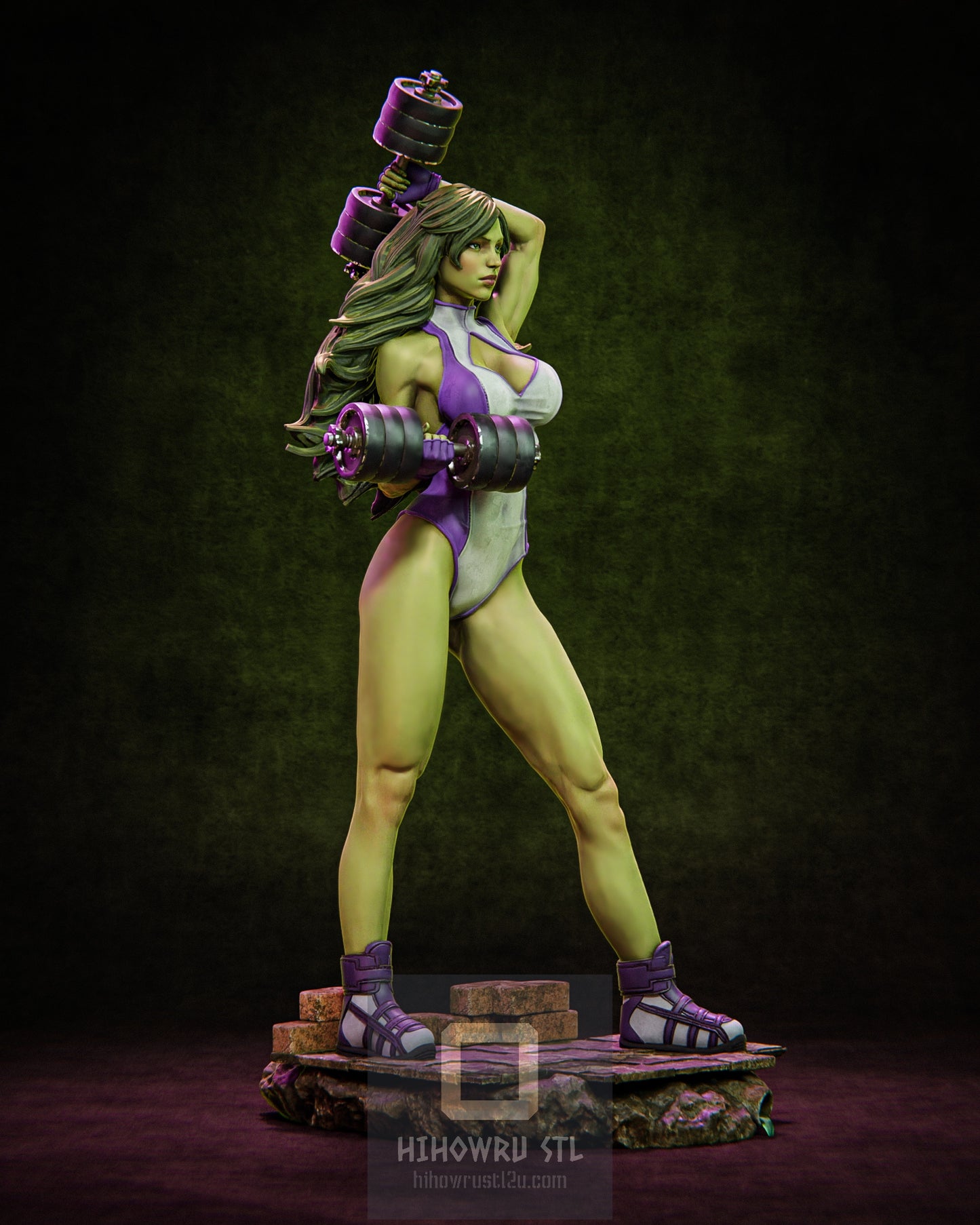 4418 She Hulk - Marvel Comics - STL 3D Print Files
