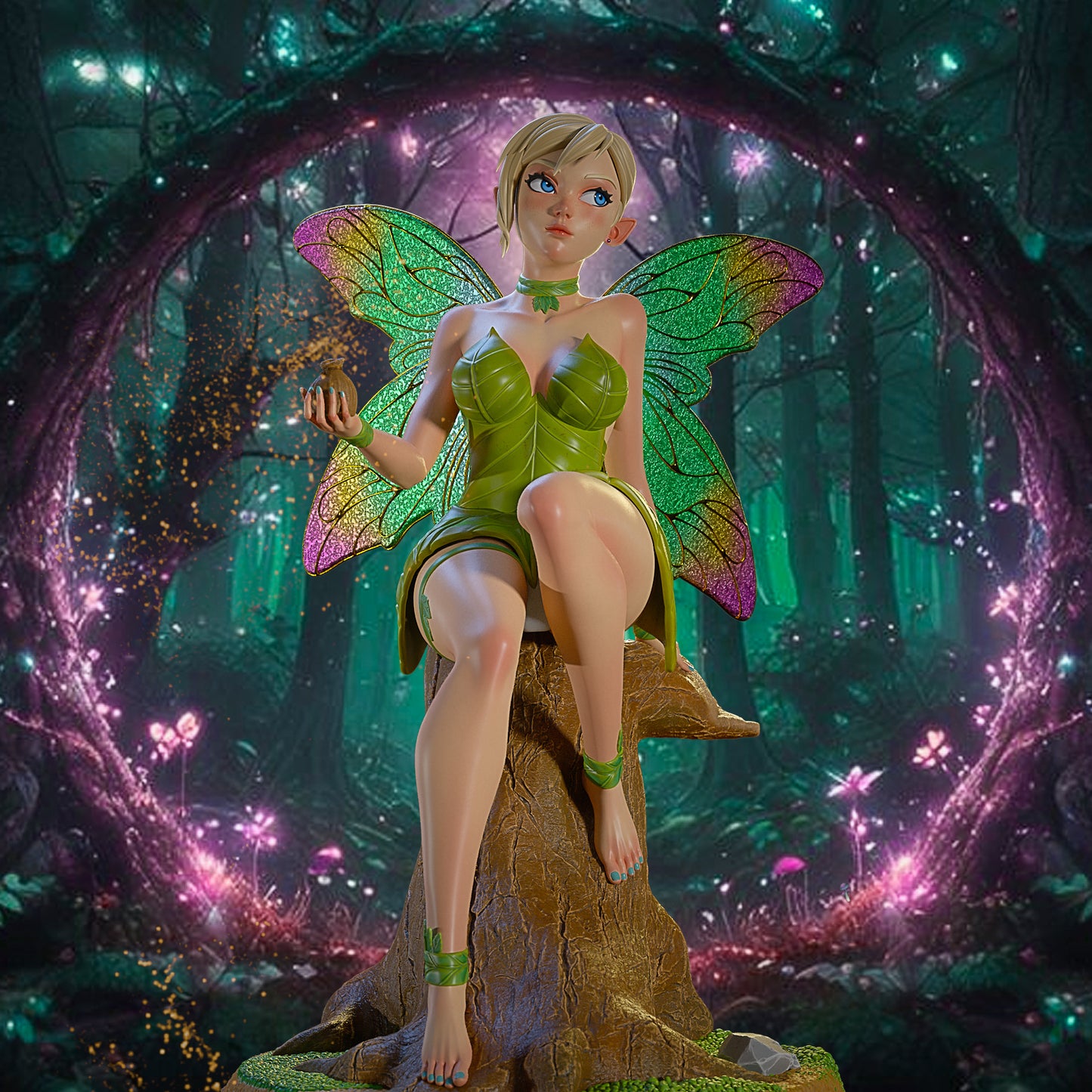 3167 Tinker Bell NSFW - Peter Pan - STL 3D Print Files