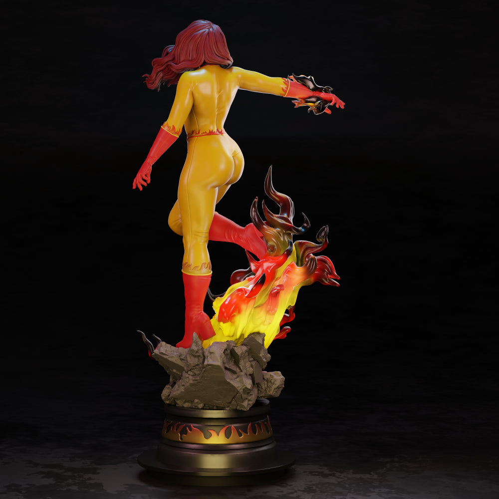 3776 Firestar NSFW - X-men - STL 3d Print Files