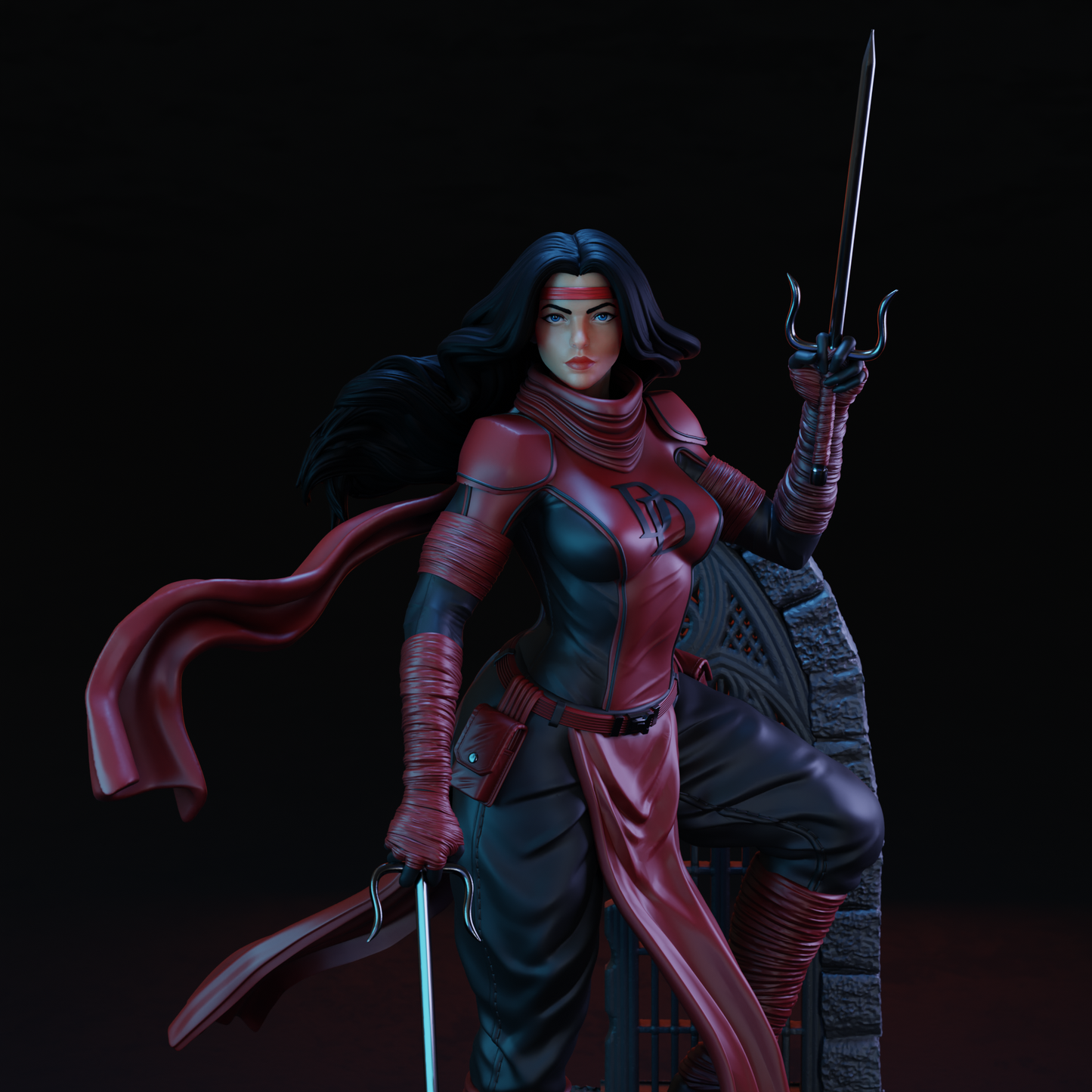 3103 Elektra Daredevil - Marvel Comics - STL 3D Print Files