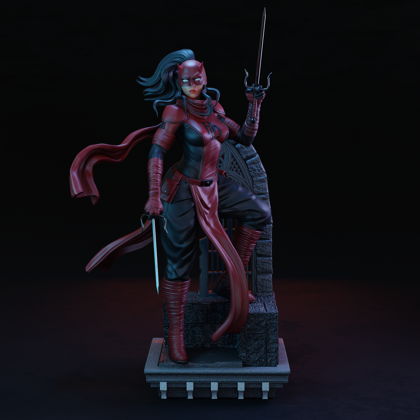 3103 Elektra Daredevil - Marvel Comics - STL 3D Print Files