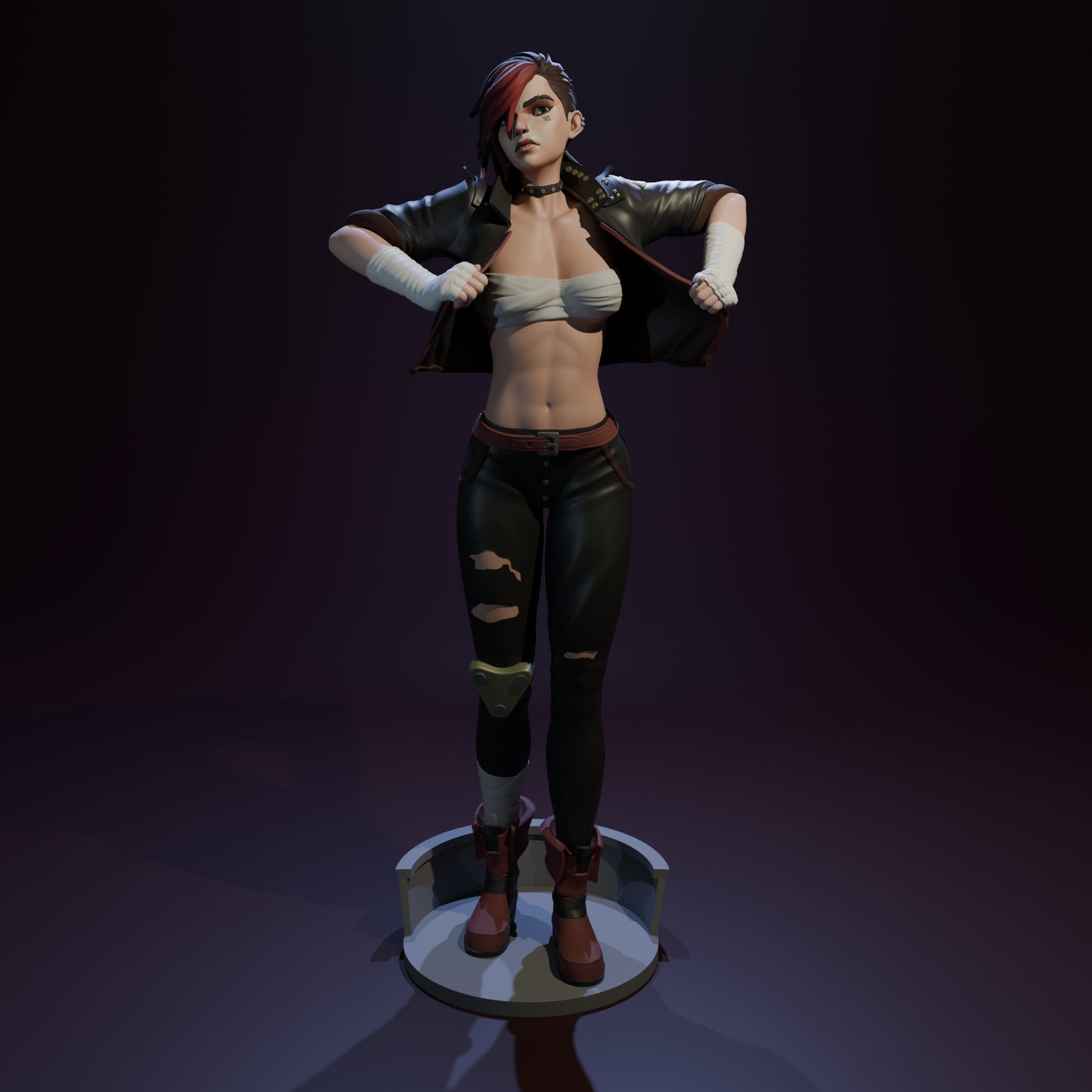3565 Vi Arcane NSFW - League of Legends - STL 3D Print Files