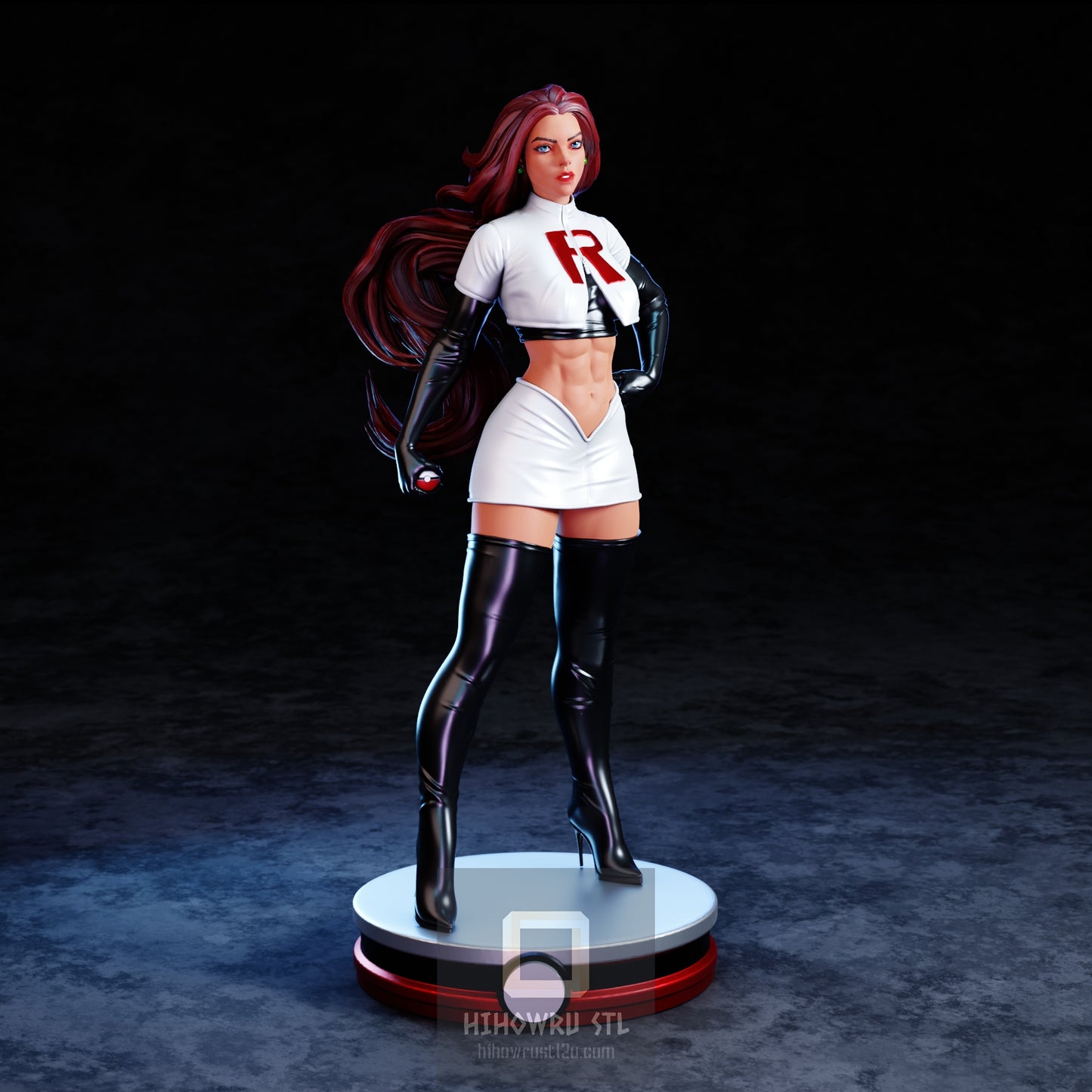 4424 Jessie NSFW - Pokemon - STL 3D Print Files