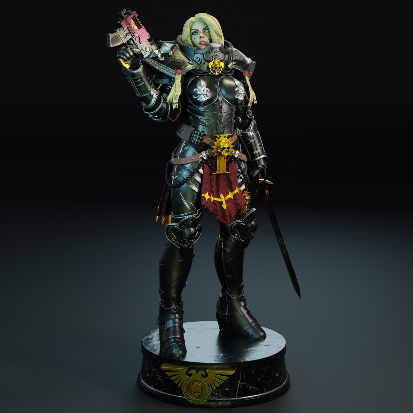 2871 Sister Of Battle – Warhammer 40k - STL 3D Print Files