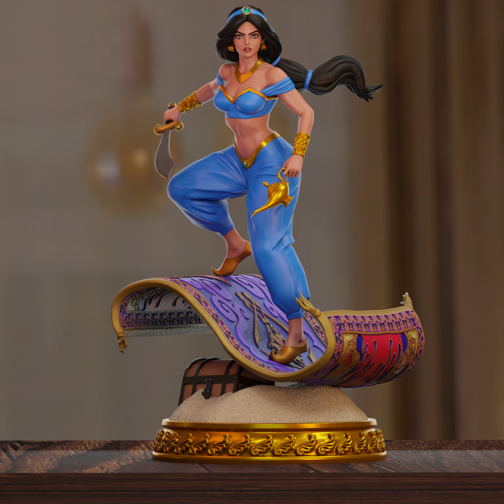 3529 Jasmine NSFW - Aladdin  - STL 3D Print Files