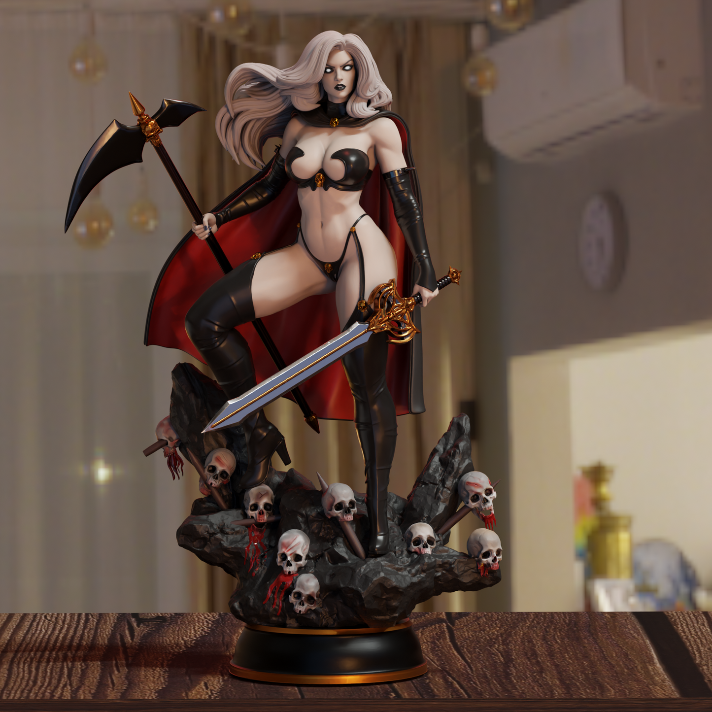 3227 Lady Death NSFW - Marvel Comics - STL 3D Print Files