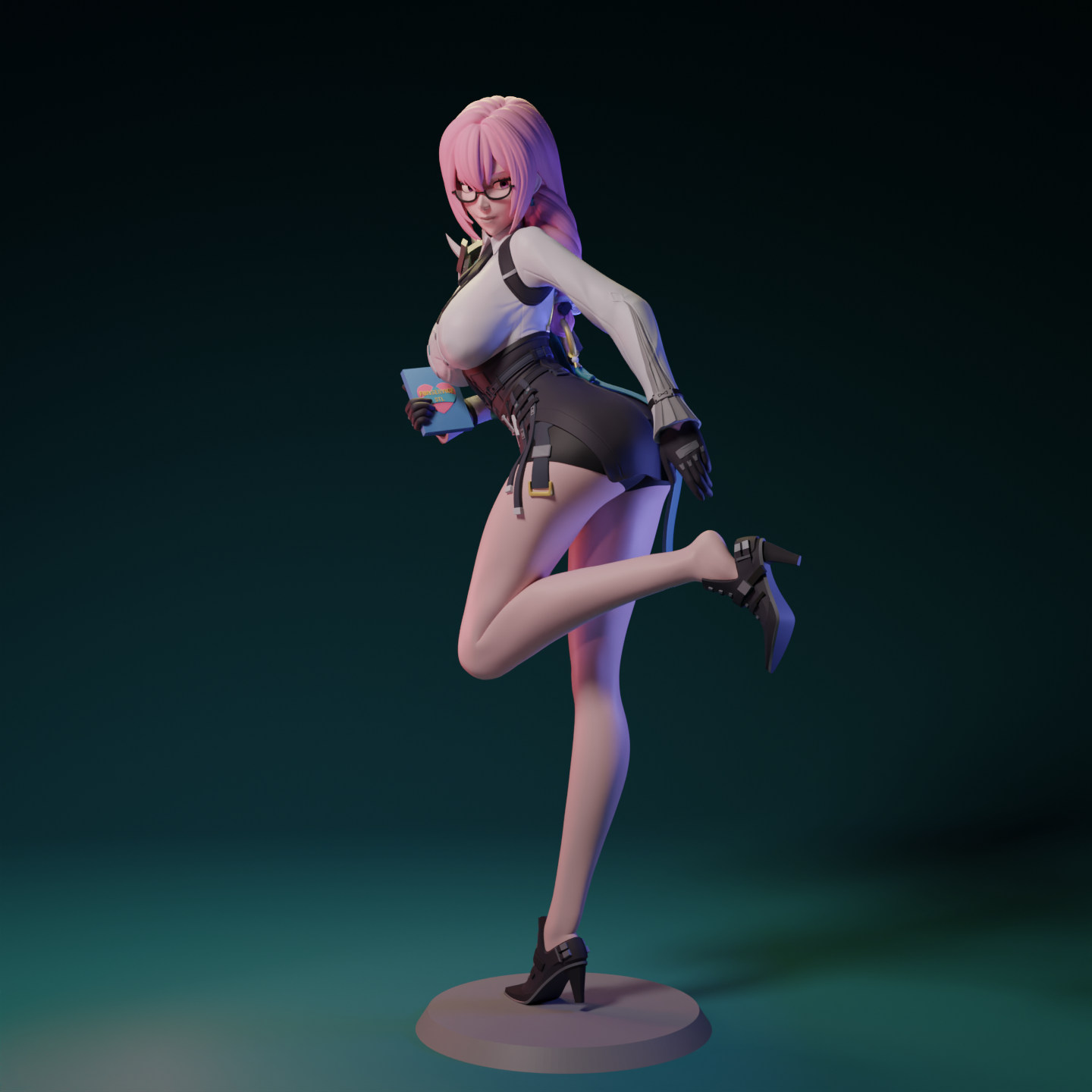 3234 Tsukishiro Yanagi NSFW - Zenless Zone Zero - STL 3D Print Files