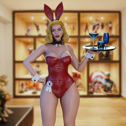 4073 Playboy Bunny Waitress NSFW - STL 3D Print Files