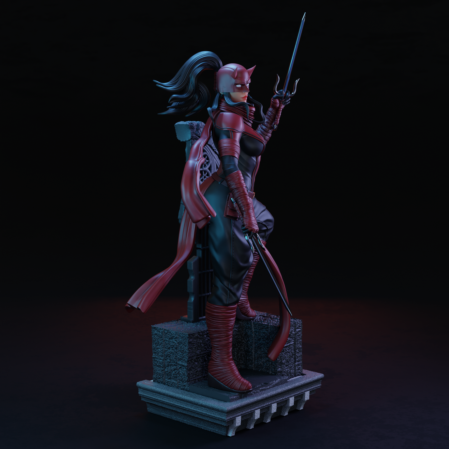 3103 Elektra Daredevil - Marvel Comics - STL 3D Print Files