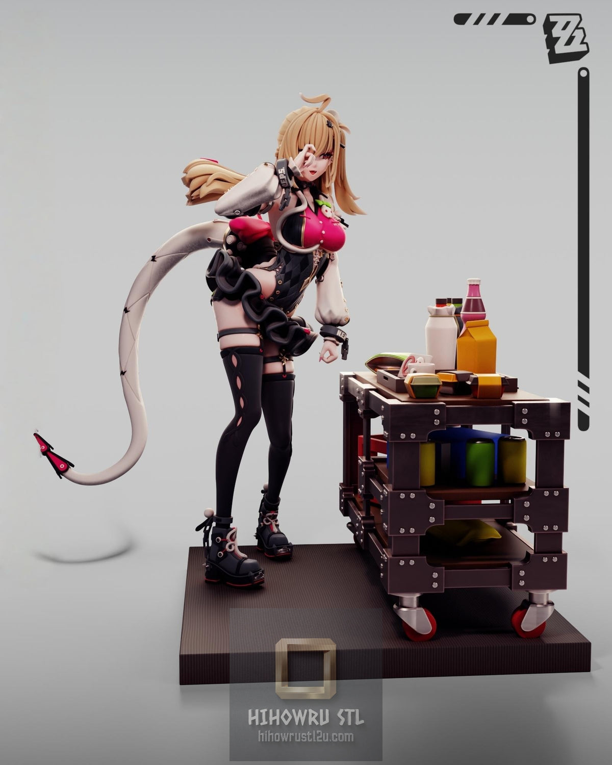 5566 Cissia - Zenless Zone Zero - STL 3D Print Files