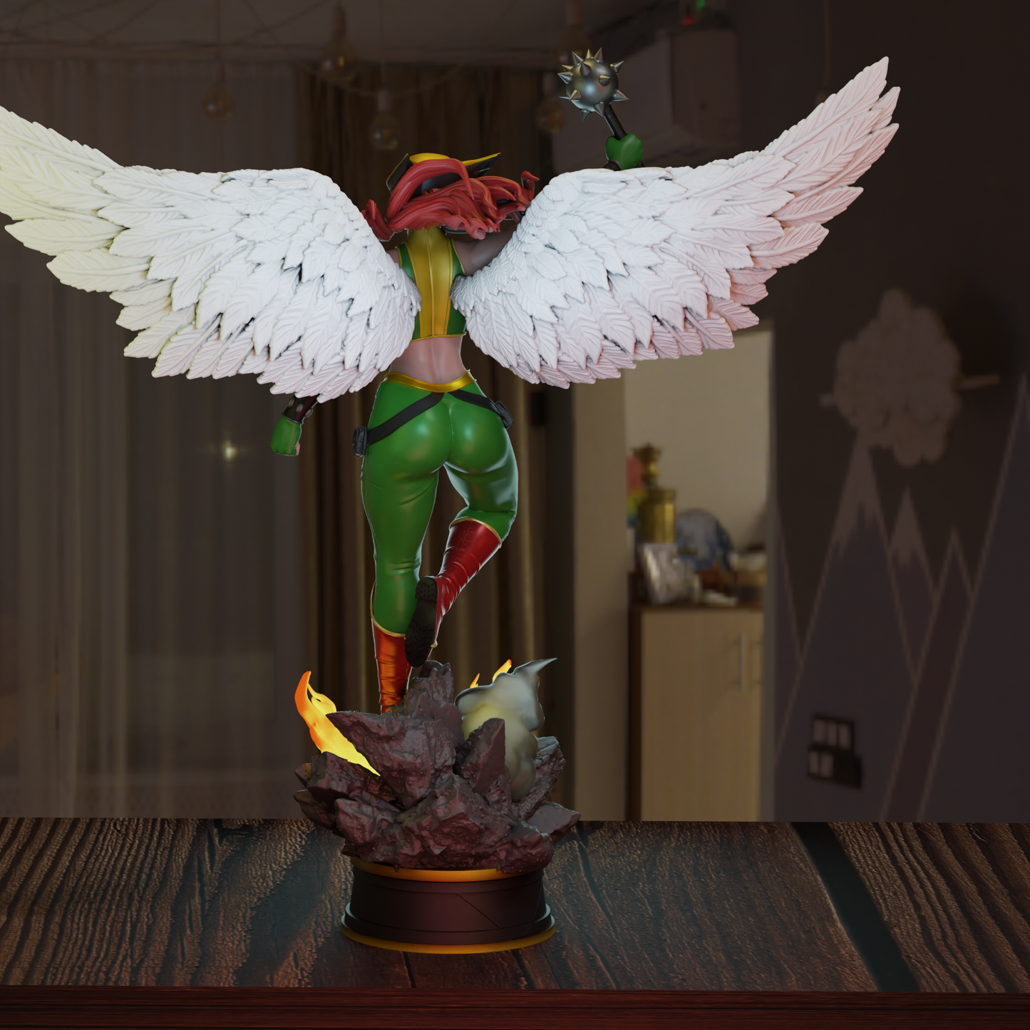 3407 Hawkgirl - DC Comics - STL 3D Print Files