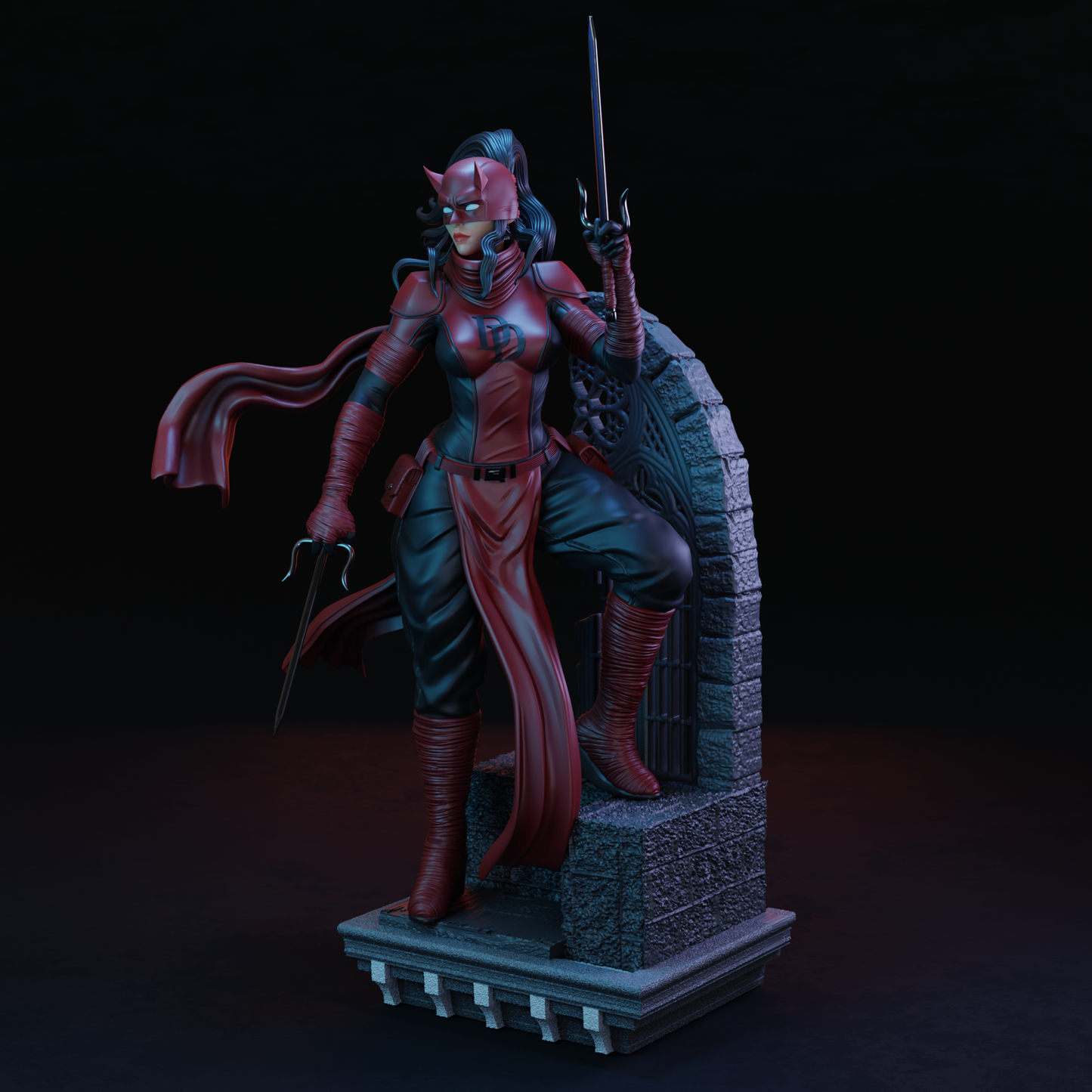 3103 Elektra Daredevil - Marvel Comics - STL 3D Print Files