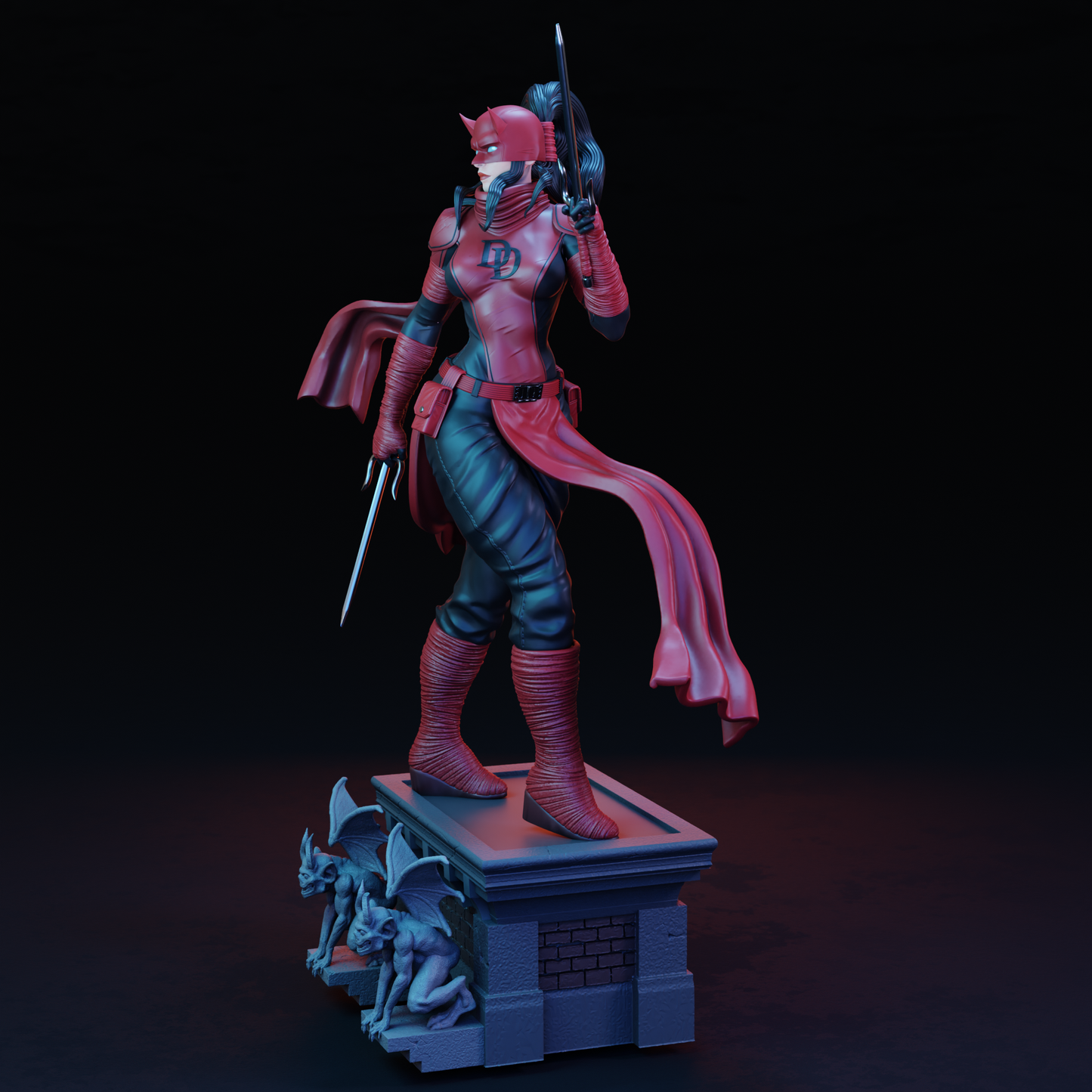 3103 Elektra Daredevil - Marvel Comics - STL 3D Print Files