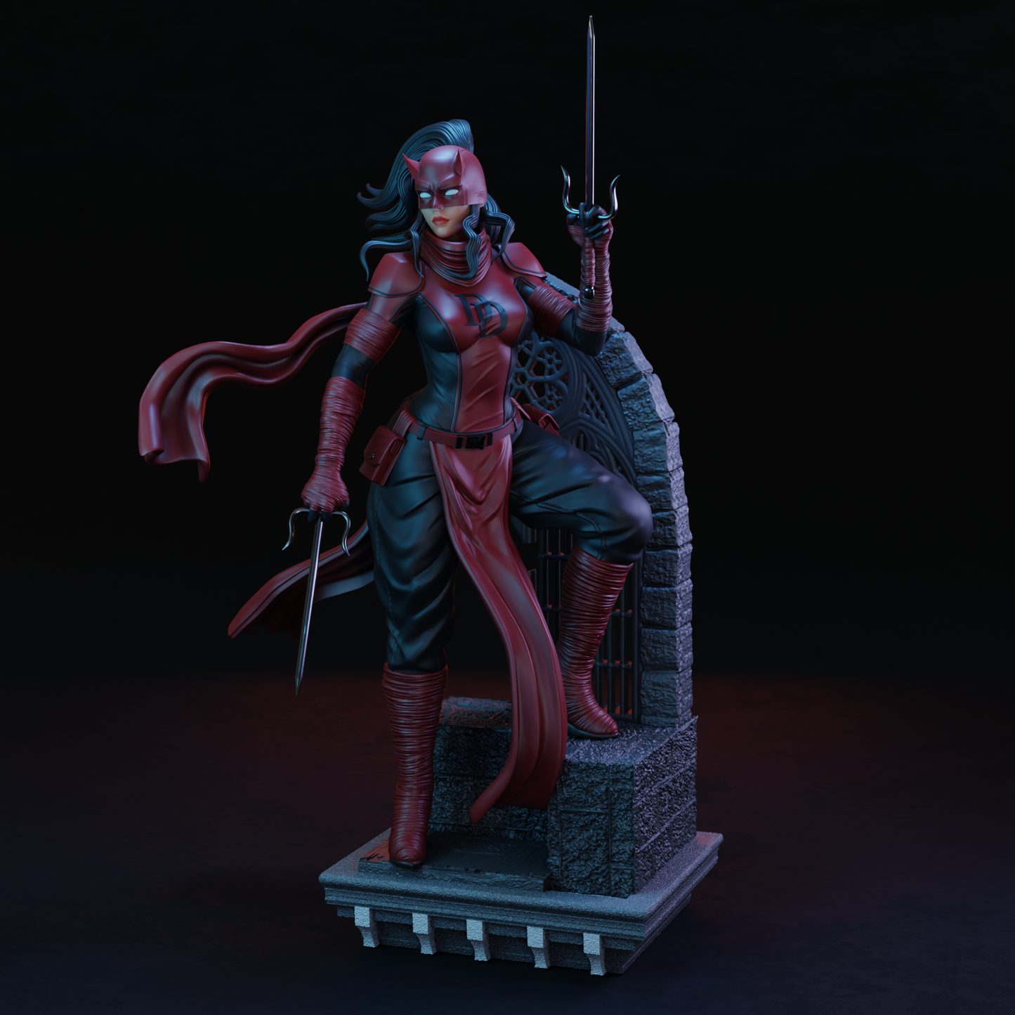 3103 Elektra Daredevil - Marvel Comics - STL 3D Print Files